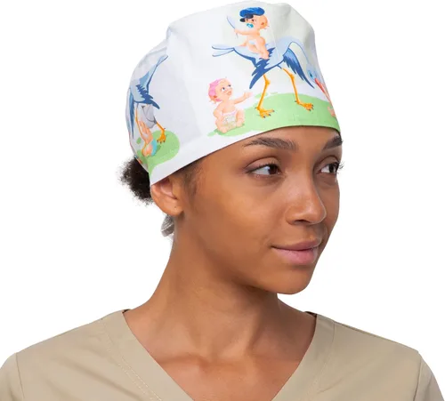Miniatura 97 de Print Scrub Caps - Sombrero perfecto para enfermeras, médicos y EMTs..