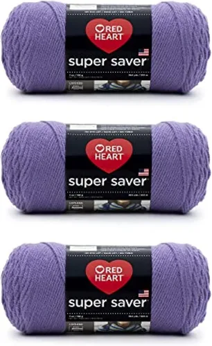 Miniatura 102 de Red Heart Hilo Super Saver, paquete de 3, estampado artístico, 3 unidades Estampado De Artista