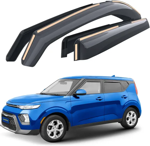 Miniatura 11 de Goodyear Shatterproof in-Channel Window Deflectors for Toyota RAV4 2019-2025, Rain Guards, Window Visors for Cars, Vent Deflector, Car Accessories