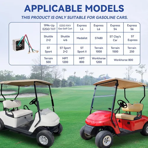 Miniatura 6 de Panglong EZGO 27739-G01 Regulador de voltaje, reemplazo del regulador de voltaje EZ GO TXT, adecuado para carrito de golf de gas EZGO TXT 1994-UP