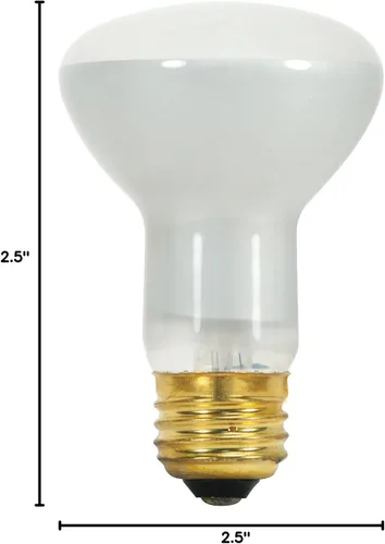 Miniatura 2 de Satco S8519 - Bombilla de base media R20, 130 voltios, 45 W, esmerilada