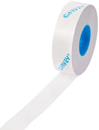 Garvey Productos Gx1812, Etiquetas blancas en blanco (1812-03000), 11 rollos por funda