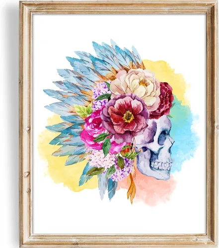 Miniatura 9 de DREAM BIG PRINTABLES Impresión artística de flechas y plumas de acuarela - Sin marco - 8x10 Patrimonio nativo americano - Decoración de pared boho