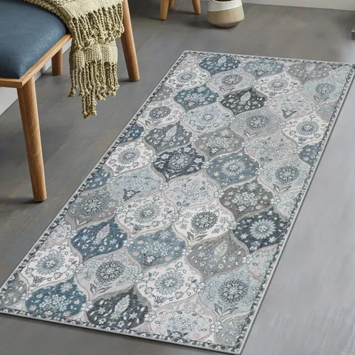 Miniatura 48 de Lahome - Alfombra de marroquí tejida, alfombra para cocina, pasillo, antideslizante, pasillo para entrada, pasillo de lavadero, dormitorio, 274 x