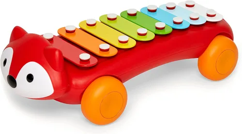Miniatura 18 de Skip Hop Juguete para bebé de prensa y giro, Farmstand What's Poppin Corn Spinner Hilandero de maíz