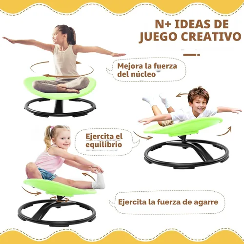 Miniatura 3 de Zhenx Silla Giratoria para Niños Autistas (3-18 Años), Silla Giratoria Sensorial para Adolescentes con TDAH/Autismo – Asiento de 21×19 Pulgadas