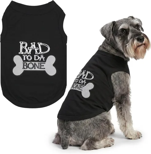 Miniatura 40 de Parisian Pet - Camiseta bordada para perros y gatos, con texto en inglés Sexy and I Know It, XS Sexy y lo sé