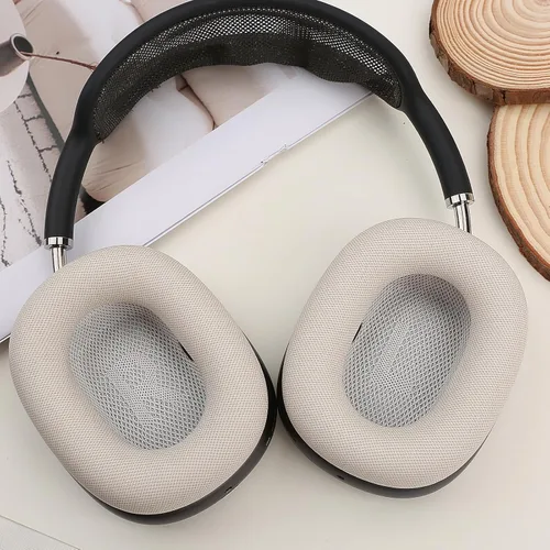 Miniatura 7 de Almohadillas de silicona mejoradas para auriculares AirPods Max 2024, almohadillas cubiertas de cuero proteico con silicona y espuma viscoelástica e