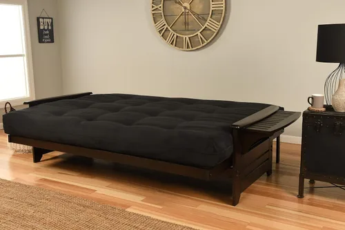 Miniatura 6 de Kodiak Furniture Phoenix Futon Set, Suede Black, Queen