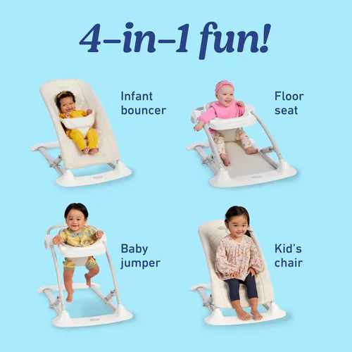 Miniatura 2 de Graco Jumpstart 4 en 1 - Saltador y Brincador Ajustable para Actividades Infantiles, Columpio Versátil para Bebé, Asiento de Piso y Silla para Niños