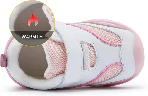 Miniatura 3 de BMCiTYBM Zapatos de bebé para niño y niña, zapatos de invierno cálidos antideslizantes para primeros pasos de 6 a 24 meses