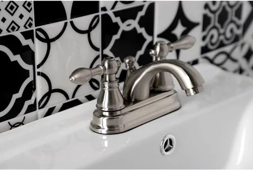 Miniatura 5 de Kingston Brass KB2601ACL American Classic - Grifo de baño central de 4 pulgadas, cromo pulido