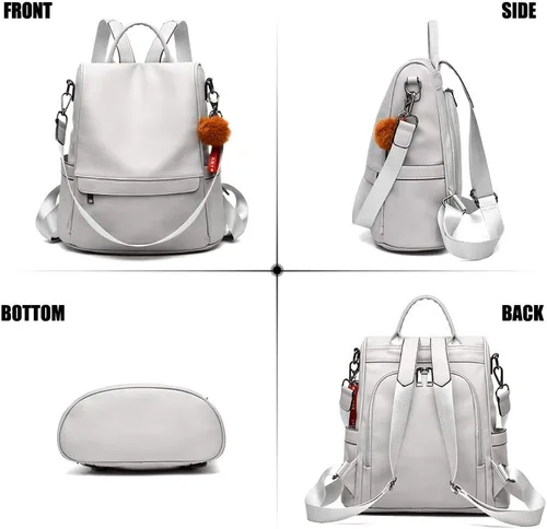 Miniatura 2 de CHERUTY Women Backpack Purse PU Leather Anti-theft Casual Shoulder Bag Fashion Ladies Satchel Bags