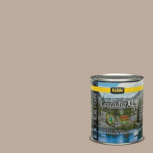 Miniatura 100 de Rodda Paint CASCADIA XL Pintura e imprimación satinada exterior en uno, cuarto de galón, abulón