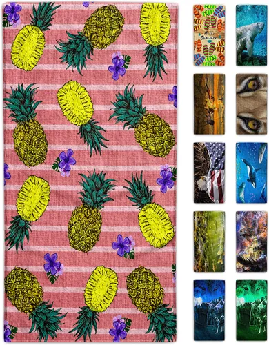 Miniatura 17 de Toalla de playa de microfibra mariposa – Toalla de viaje de secado rápido sin arena para adultos, adolescentes y niños (30 x 60 pulgadas)