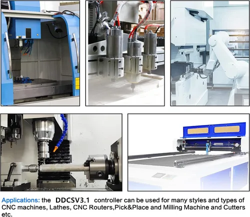 Miniatura 9 de CNCTOPBAOS Sistema Controlador de Movimiento CNC Independiente Fuera de Línea de 4 Ejes DDCSV3.1, Control de Motor Servo/Paso a Paso Reemplaza Mach3