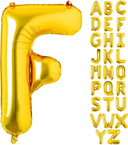 Miniatura 13 de Lovoir Globos dorados grandes de 40 pulgadas con la letra K de gran tamaño, globo de helio de aluminio de Mylar para fiesta de cumpleaños, Letra K