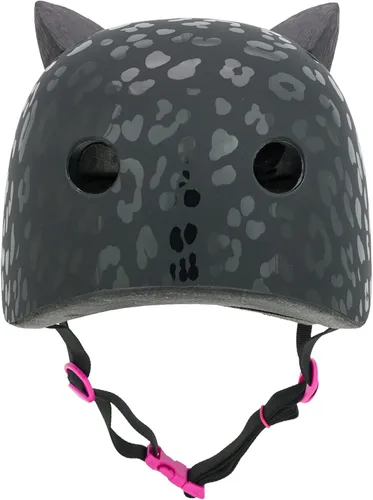 Miniatura 3 de Krash Girls Youth Bike Helmets Leopardo gatito negro