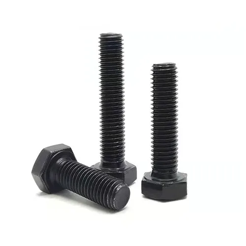 Miniatura 6 de M12-0.069 x 0.787 in Acero al carbono Grado 8.8 Tornillos de cabeza hexagonal externa Tornillos de rosca métrica Tornillos hexagonales Sujetadores
