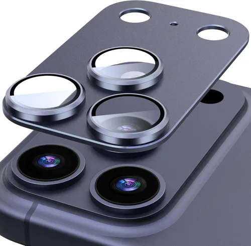 Miniatura 9 de Suoman Protector de Lente de Cámara para iPhone 17 Pro, [Todo en Uno Esmerilado] [Adhesión Fuerte] Marco de Metal de Vidrio Templado Cubierta