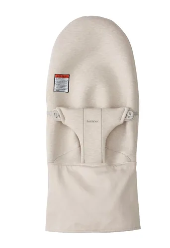 Miniatura 2 de BabyBjörn Asiento de tela Bouncer Bliss, 3D-Jersey, beige claro