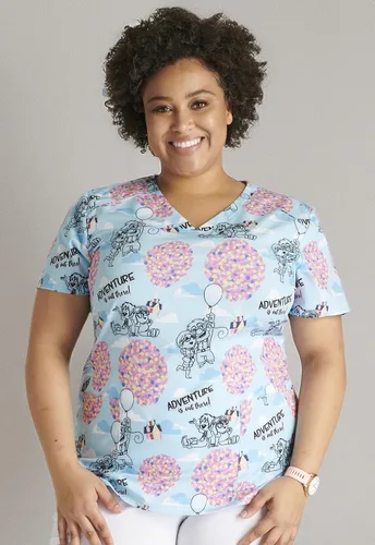 Miniatura 7 de Tooniforms Mujer Scrubs Top Cuello en V Estampado TF776