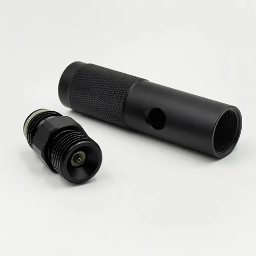 Miniatura 4 de Adaptador de carga rápida de cilindro pequeño cartucho de CO2 de 0.42 oz para agua de soda de Paintball PCP Airsoft