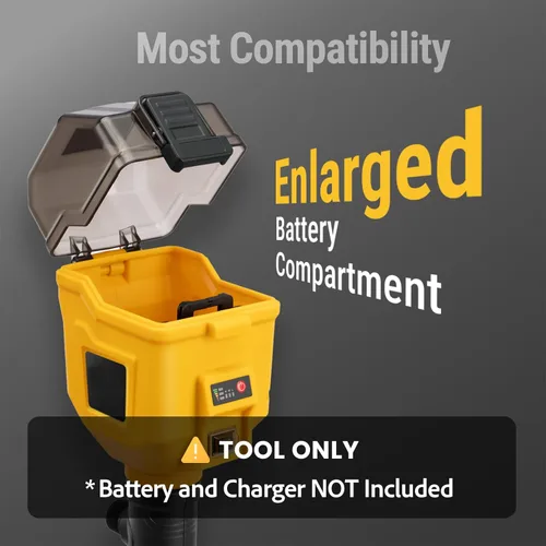 Miniatura 5 de Bomba de transferencia de agua sin escobillas compatible con batería Dewalt 20V (solo herramienta), 720GPH Bomba de agua inalámbrica sumergible
