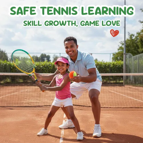 Miniatura 7 de AboveGenius Juego de raquetas de tenis para niños, raqueta de tenis de 21/23/25 pulgadas para niños pequeños, kit de iniciación, 3 bolas, 2 raquetas