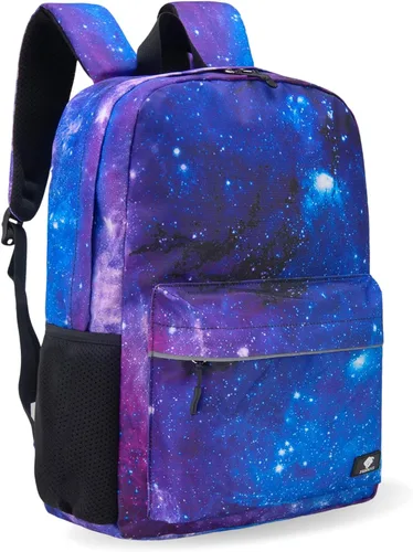 Miniatura 14 de Fenrici - Mochila para niñas, niños y adolescentes, mochila reciclada para laptop, de 16 x 13.5 pulgadas, Computadora portátil, M, Negro