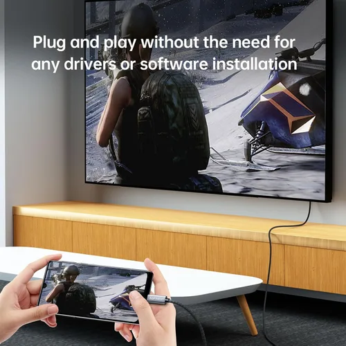 Miniatura 4 de Cable USB C a DisplayPort 1.4 de 6 pies, 8K @60Hz 4K a 144Hz HDR, cable USB tipo C a DP de 32.4 Gbps HBR3 DSC, Thunderbolt 4/3 compatible
