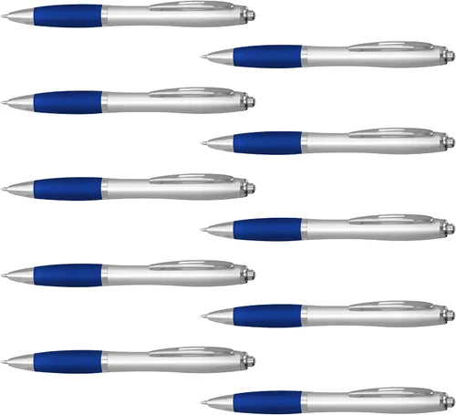 Miniatura 11 de DISCOUNT PROMOS BlackBI - Juego de 10 bolígrafos de gel de agarre de color, paquete a granel, ideal para oficina, escuela, negocios, ferias