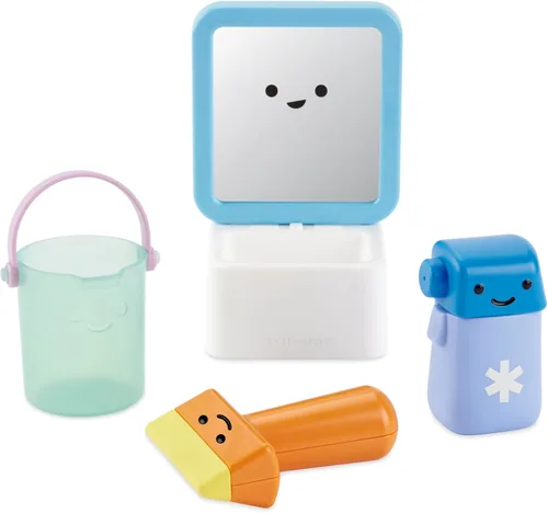 Miniatura 8 de Skip Hop Juguete de baño para bebés Tub-to-Table Café Prep & Serve Set de Ensalada para Bañera Juego Sensorial para el Desarrollo Edad 12m+ Preparar