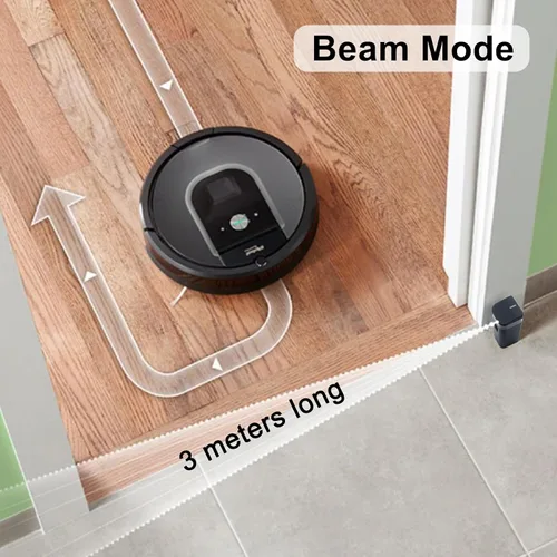 Miniatura 5 de Garbage fighter Paquete de 2 barreras de pared virtual de doble modelo compatibles con IROBOT Roomba 500/600/700/800/900/e/i/s Series Robot