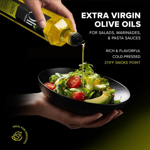 Miniatura 5 de Oli by Nutrioli Aceite de oliva orgánico extra virgen, mezcla auténtica prensada en frío de 3 variedades de aceitunas españolas orgánicas