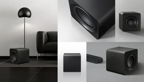 Miniatura 4 de SAMSUNG Subwoofer SWA-W510 para barra de sonido de la serie S con graves potentes, inalámbrico, diseño unibody, tamaño compacto de 6.5 pulgadas
