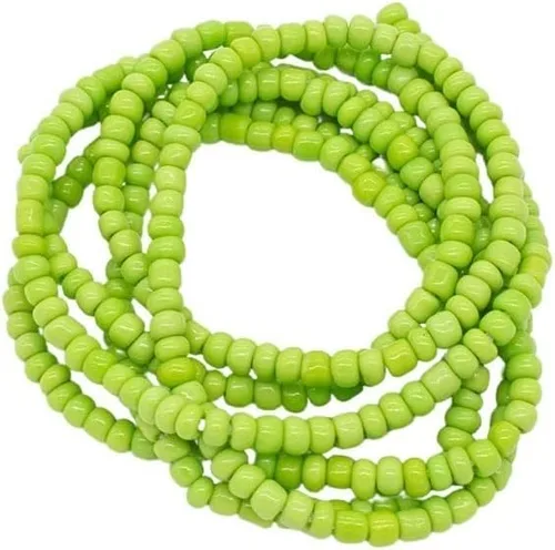 Miniatura 3 de Cuentas de cintura africanas para mujer, cuentas de cintura Cuentas de semillas grandes Afrocéntricas Cloth & Cord