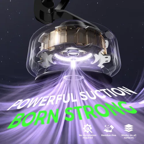 Miniatura 6 de Soporte magnético de succión eléctrica para teléfono MagSafe, soporte magnético ajustable de 360° para teléfono celular, plegable y portátil