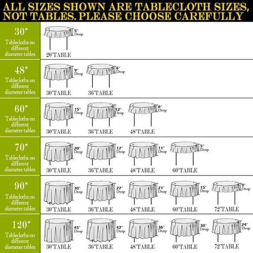 Miniatura 3 de BYDOLL Mantel redondo de 48 pulgadas para mesa de máximo 38 pulgadas de diámetro, poliéster burdeos, lavable, sin arrugas, a prueba de derrames