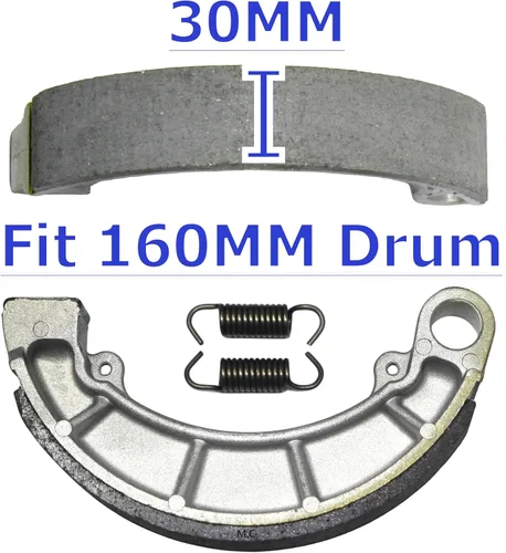 Miniatura 2 de Zapatas de freno delanteras traseras para Yamaha Bruin 250 YFM250 2005-2006 - Big Bear 250 YFM250 2007-2010 - Big Bear 400 YFM400 2004-2006 - Kodiak