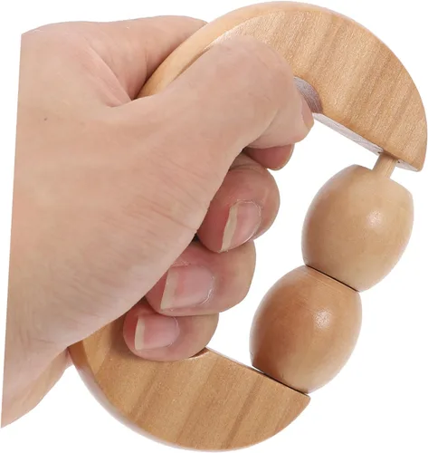 Miniatura 6 de FOMIYES Pcs Relajante Rodillo Masajeador de Madera para Espalda Cuello Piernas Brazos Cara Herramienta de Alivio Portátil