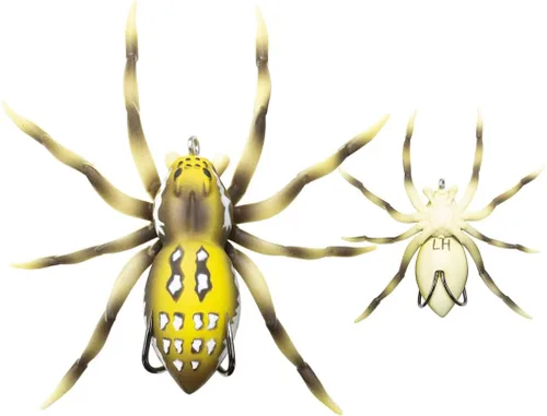 Miniatura 14 de LUNKERHUNT Señuelo de Araña Fantasma para Pesca de Lubina (2.5 Pulgadas) Señuelo de Pesca de Araña de Superficie con Acción de Caminar Natural