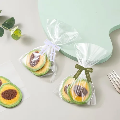 Miniatura 5 de Meseey 30 lazos de cinta con estampado dorado de agradecimiento de 2.5 pulgadas, lazos pequeños para envolver regalos Blanco