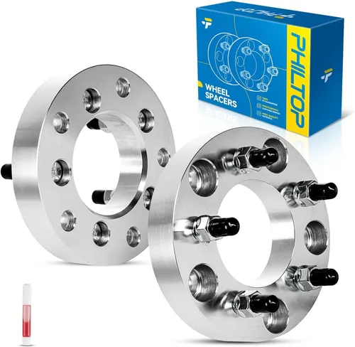 Miniatura 25 de PHILTOP Espaciador de rueda de 4 x 4 de 2 pulgadas, espaciadores de rueda centrados en las lengüetas para Polaris Trail Boss 330 2003-2013, Trail