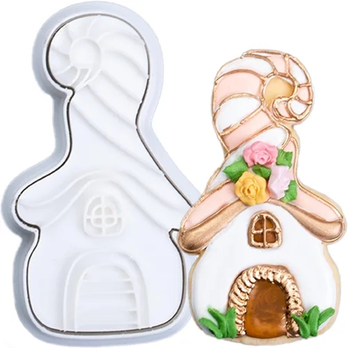 Miniatura 15 de Princess Carriage - Cortador de galletas para hornear con sello 3D, accesorios de ácido poliláctico (PLA) para regalos, decoración para fiestas