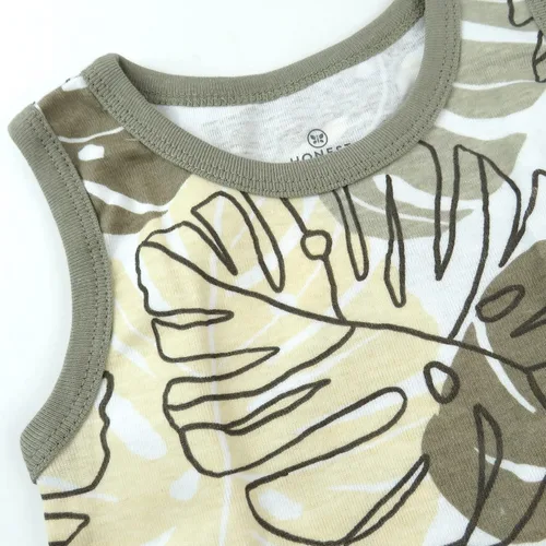 Miniatura 56 de HonestBaby Camisetas musculares sin mangas 100% algodón orgánico para bebés y niños pequeños, niñas
