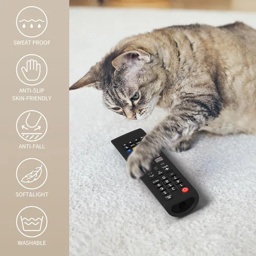 Miniatura 7 de Hi Color Funda de silicona para control remoto Samsung TV BN59-01315J, BN59-01315A, BN59-01199F - Funda protectora suave, duradera, antideslizante