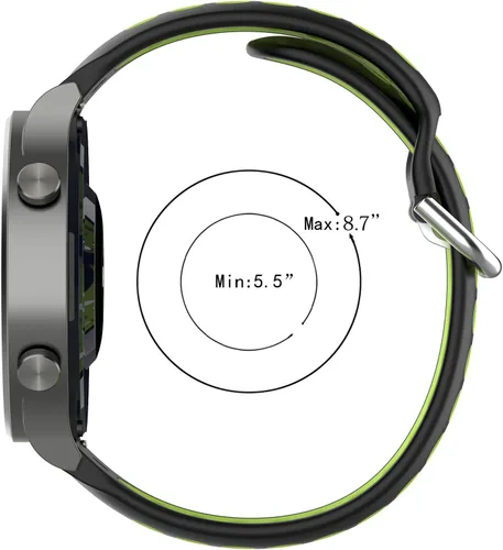 Miniatura 2 de Paquete de 3 correas compatibles con Huawei Watch 4/4 Pro/GT 5 4 3 2 Pro/GT 2e/GT 5 1.811 in/GT 4 2 1.811 in/Watch 4 3 2 Pro repuesto 0.866 in