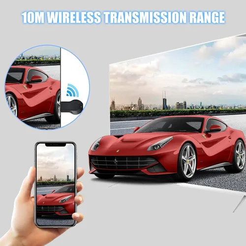 Miniatura 2 de Adaptador de pantalla inalámbrico HDMI 4K - WiFi 1080P Receptor de duplicación de pantalla móvil Dongle a TV/proyector Receptor Soporte Windows Mac