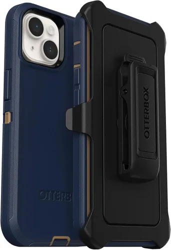 Miniatura 11 de OtterBox Defender Screenless Series - Funda con clip para cinturón para iPhone 14 Plus (solamente), embalaje no minorista, color negro